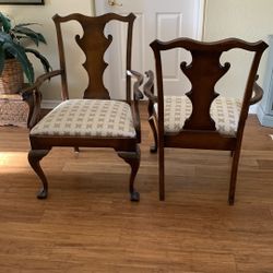 Chippendale Style Armchairs