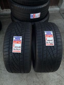 2 Continental Used Tires 265/35/20