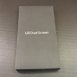 LG dual screen case open box brand new never used .
