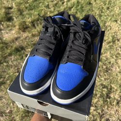 Jordan 1 Low Phat Varsity Royal 2008 Sz12