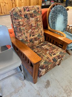 Mission cabin set style recliner BarcaLounger (in store)