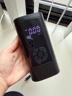 Cordless Portable Tire Inflator Fast Air Compressor with Digital Display NEW