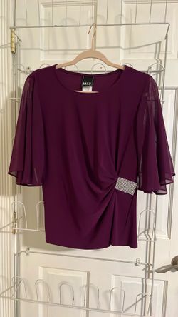 MSK women’s purple blouse