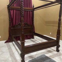 Bedroom With Mattress And Bed frame 