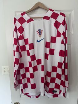 Croatia long sleeve Soccer Jersey XXL