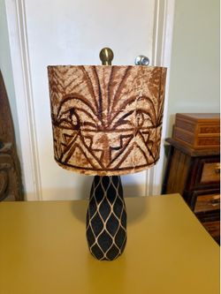 Tiki style lamp
