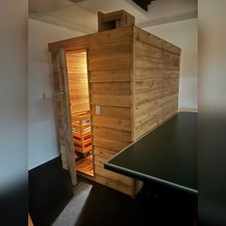 Cedarbrook Sauna, 3-4 Person, 4.5x6.5 Ft - Like New - 2020 – Airmont, NY