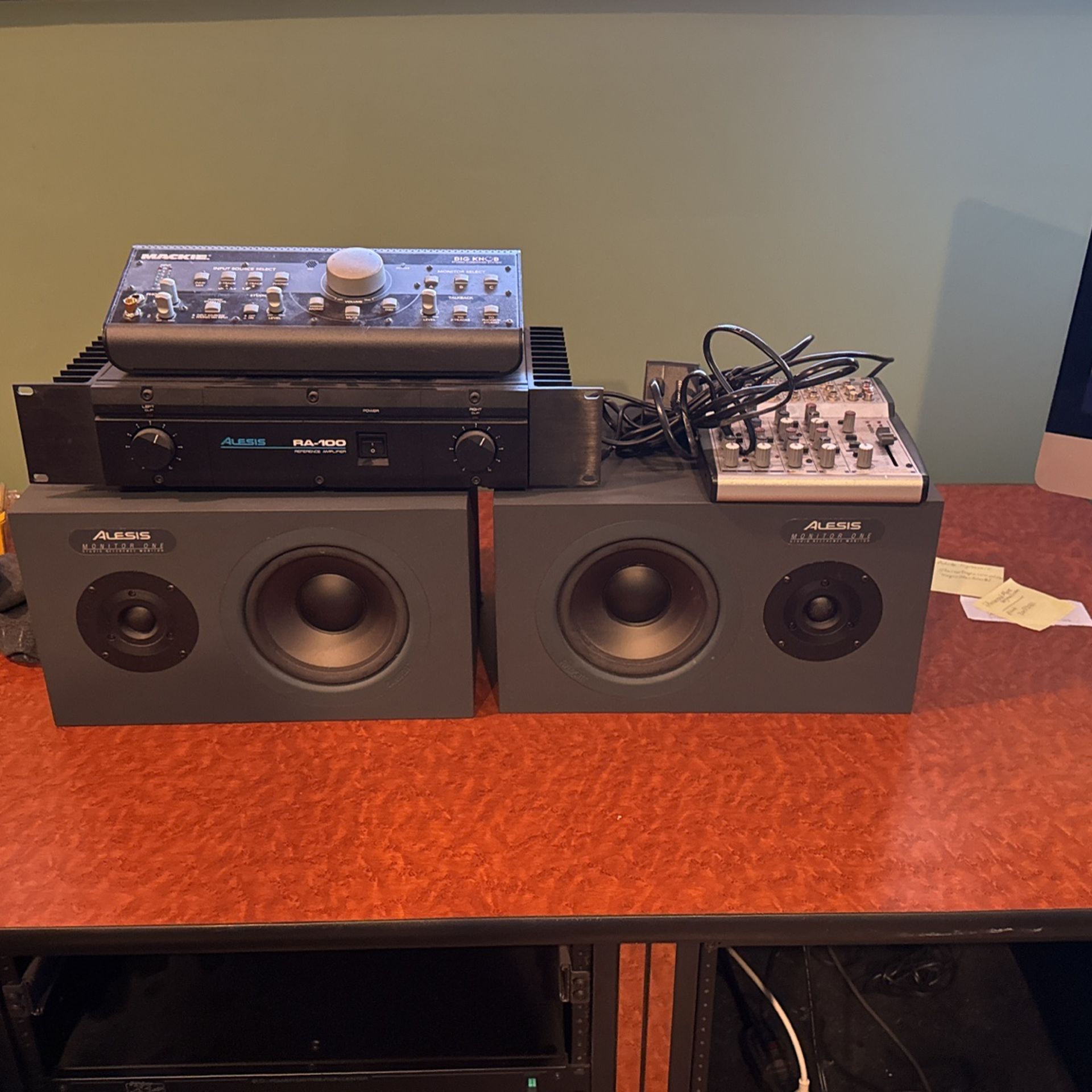 Audio Studio Amp And Speakers