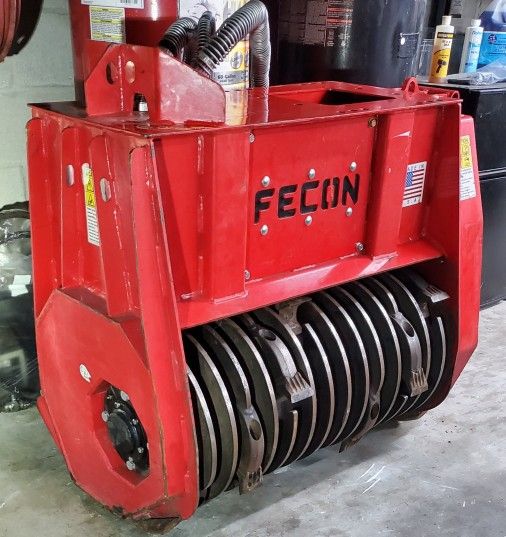 Fecon BullHog CEM36EXC (High Flow 31-40 gpm) Excavator Forestry Mulcher Mulching Head Attachment 