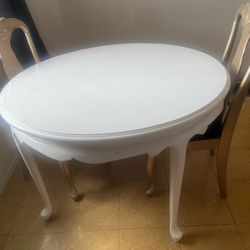 Dinning table, 2 chairs, coffee table, 2 end tables, sander. All for $50. All need redone