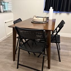 Dining Table,  cabinet, bench,