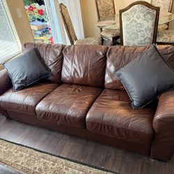 Leather Sofa Sleeper 