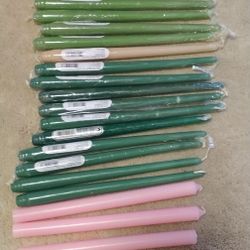 New Long Stem Wax Candles 