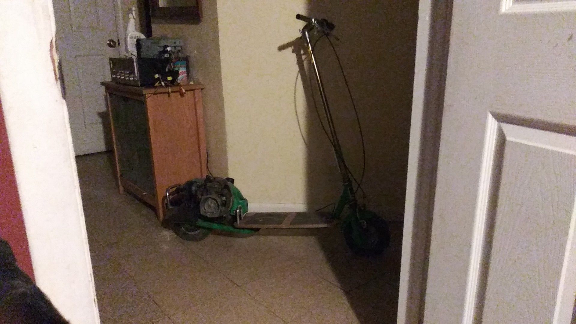 Gas scooter...