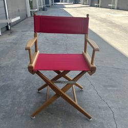 5 - 18” (Table Height) Red Director Chairs