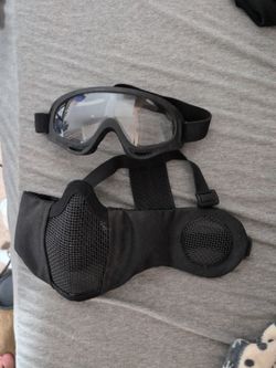 Airsoft face protectors