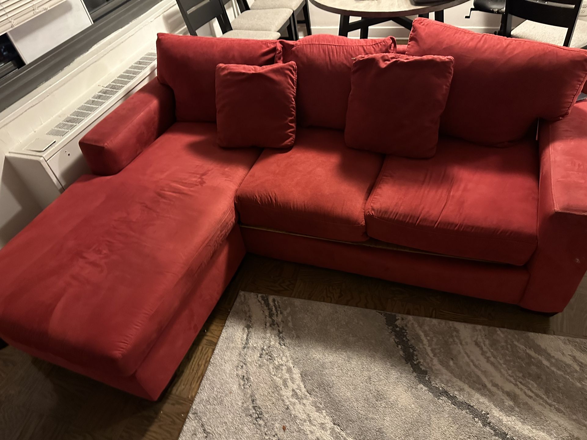 red couch