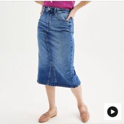Women's Sonoma Goods For Life® Denim Midi Skirt