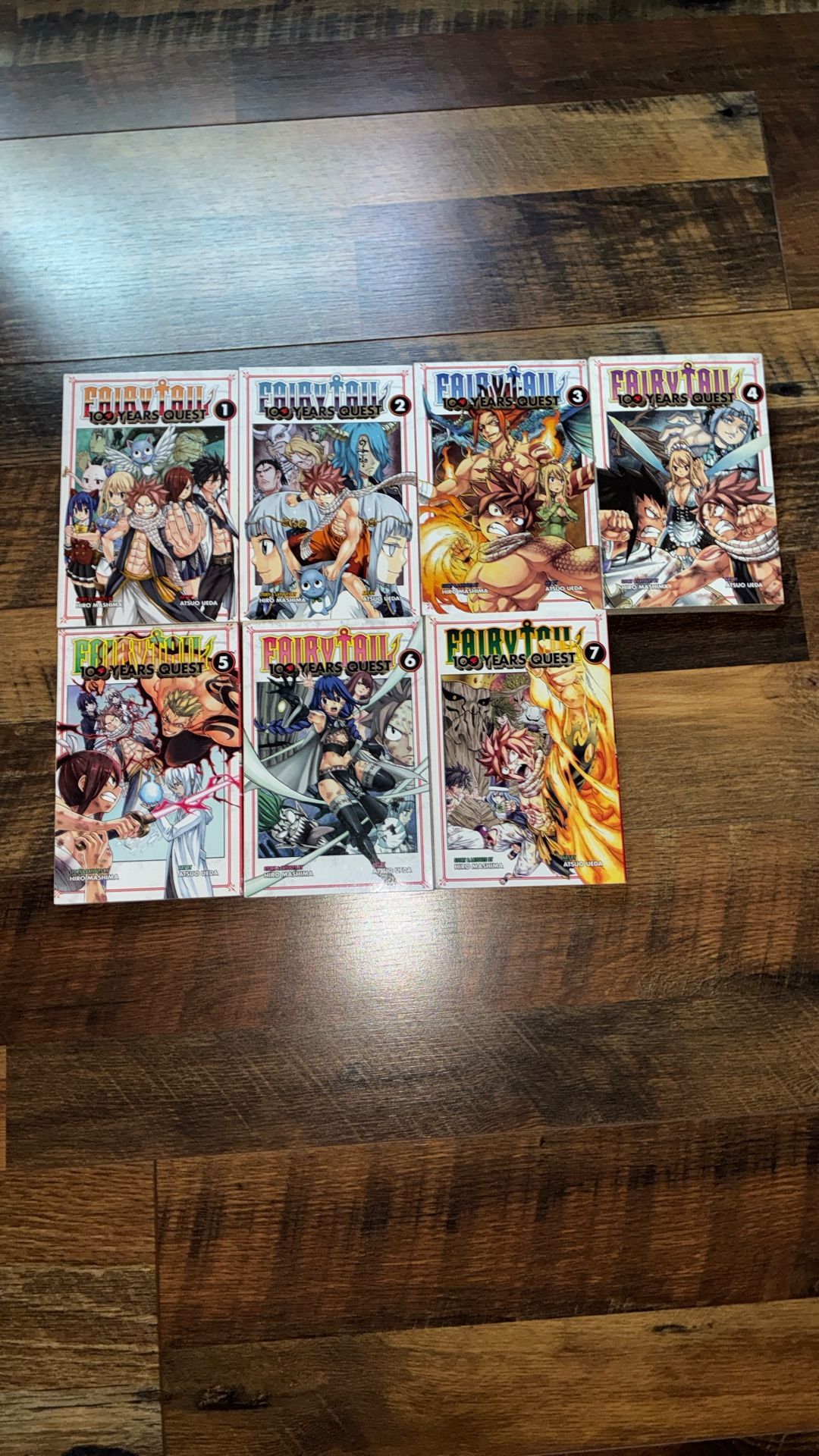 Fairytail 100 years quest manga (7 volumes)