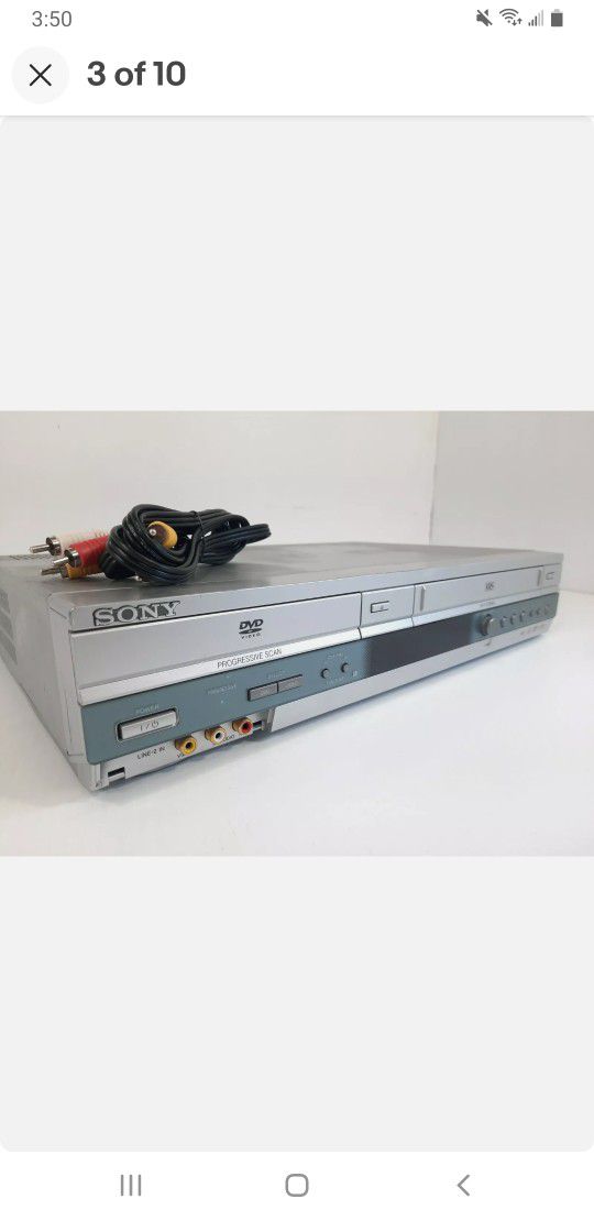 Sony SLV-D560P DVD VCR Dual Combo VHS player