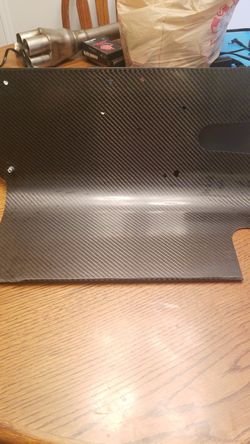 Carbon fiber dash,air deflector for race car
