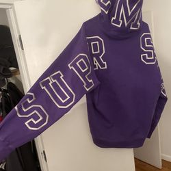 Supreme State Hoodie Purple