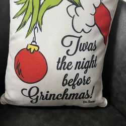 Grinch Pillow