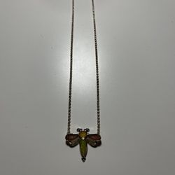 Carolyn Pollack 925 Dragonfly Necklace