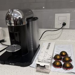 Nespresso Vertuo Machine With Extras