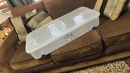 Sterilite 66 qt. 62 L, Under the bed storage.