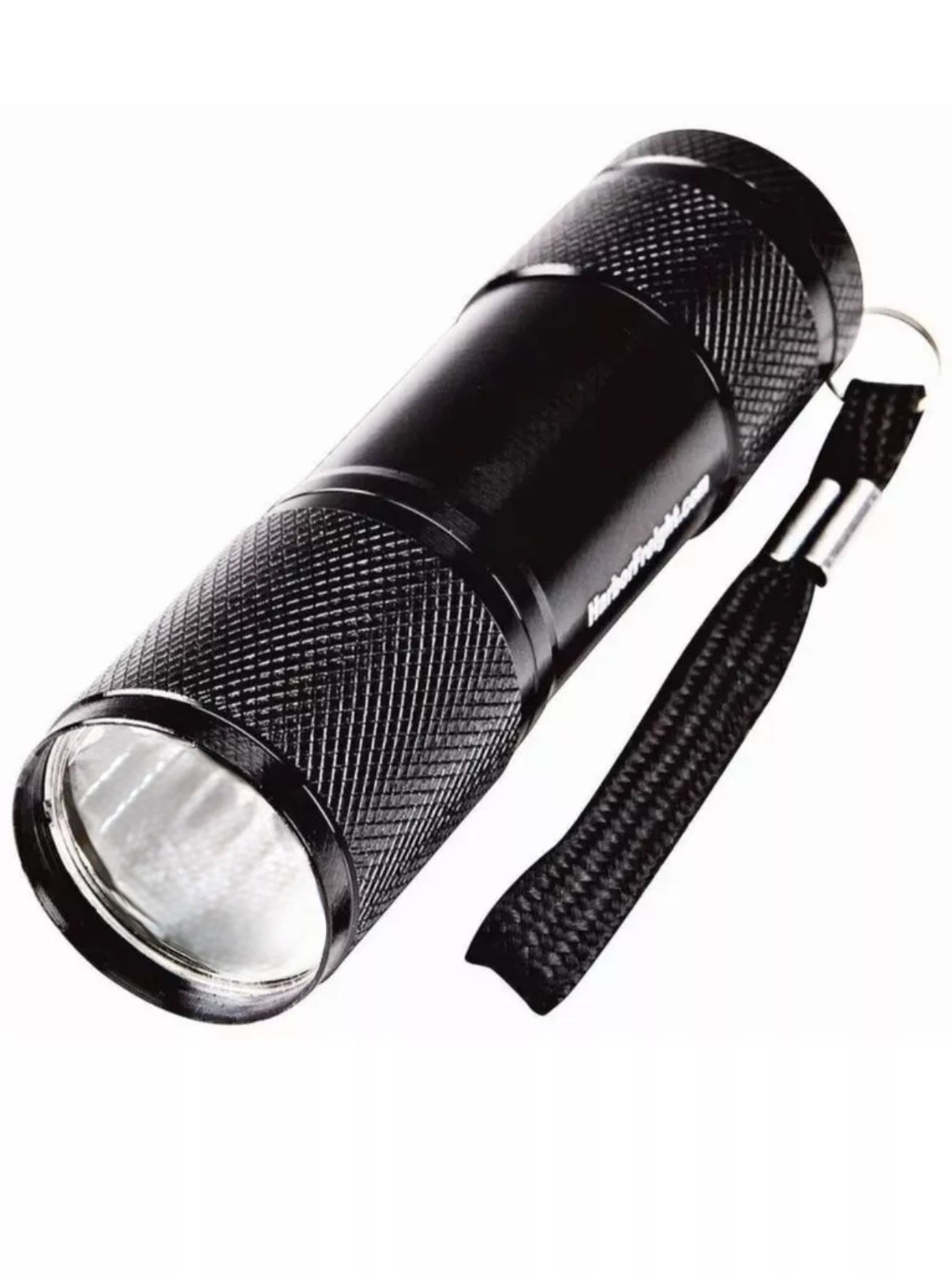 Black Aluminum Mini LED Flashlight (3 1/2")