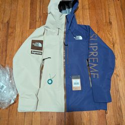 The North Face Supreme Purple Raincoat Medium