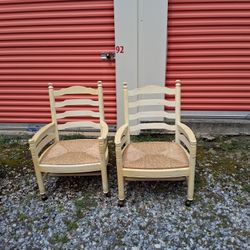 Vintage Rolling French Chairs