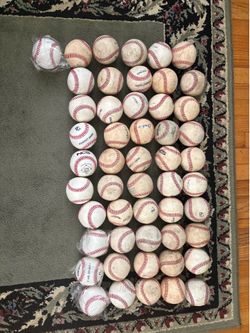 Barely used baseballs
