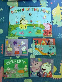 Peppa Pig Jigsaw Puzzle Set – 5 Puzzles