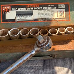 3/4” Socket Wrench Set (HEAVY DUTY SET)