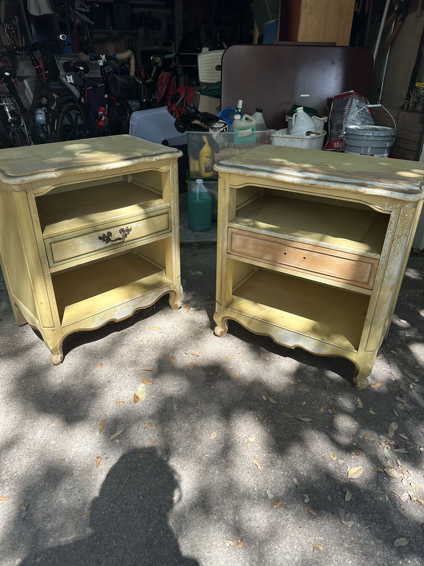 1940’s Matching Headboard And Side Dressers