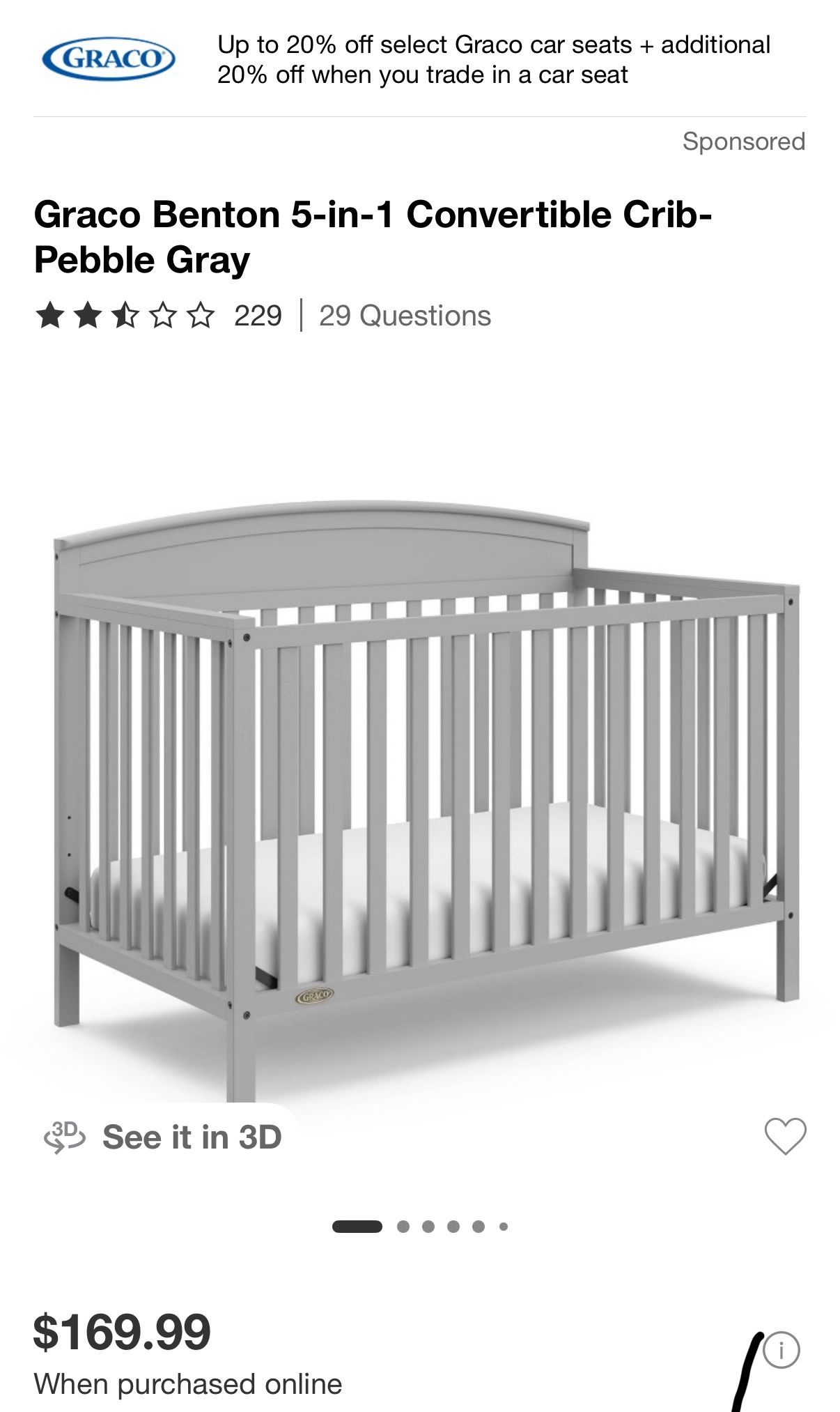 Graco Crib