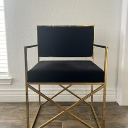 Black And Gold Chairs