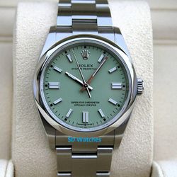 ROLEX 126000 OYSTER PERPETUAL 36MM PISTACHIO DIAL - T5067