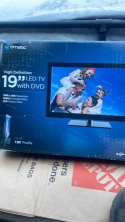Gematic high definition 19” led tv with DVD