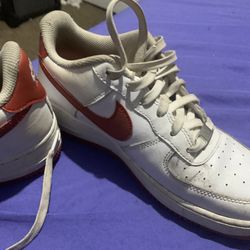 Selling These Air Force 1 Red And White Nikes From 100 To 90 To 80 