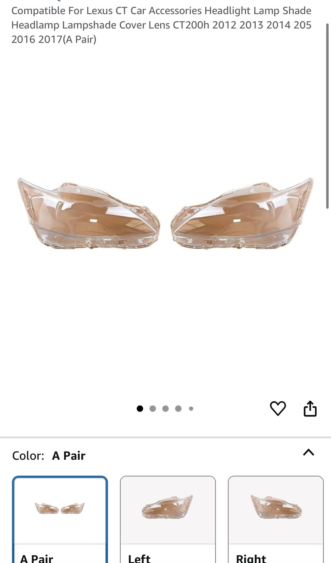 Automotive/auto/cars/Lexus/headlights/headlight shell