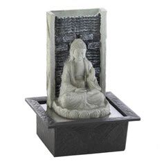 BUDDHA CASCADING TABLETOP FOUNTAIN