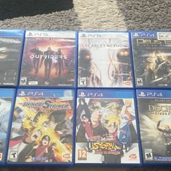 PS4/PS5 9 Game Lot