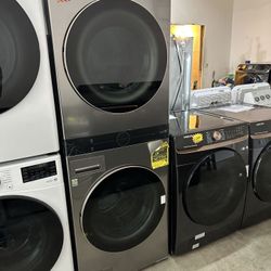 Lg Stackable Washer And Gas Dryer