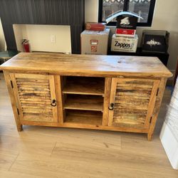 Wood Entertainment / Storage Cabinet