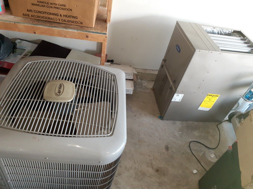 Full Carrier HVAC system, 3 parts, must take all
