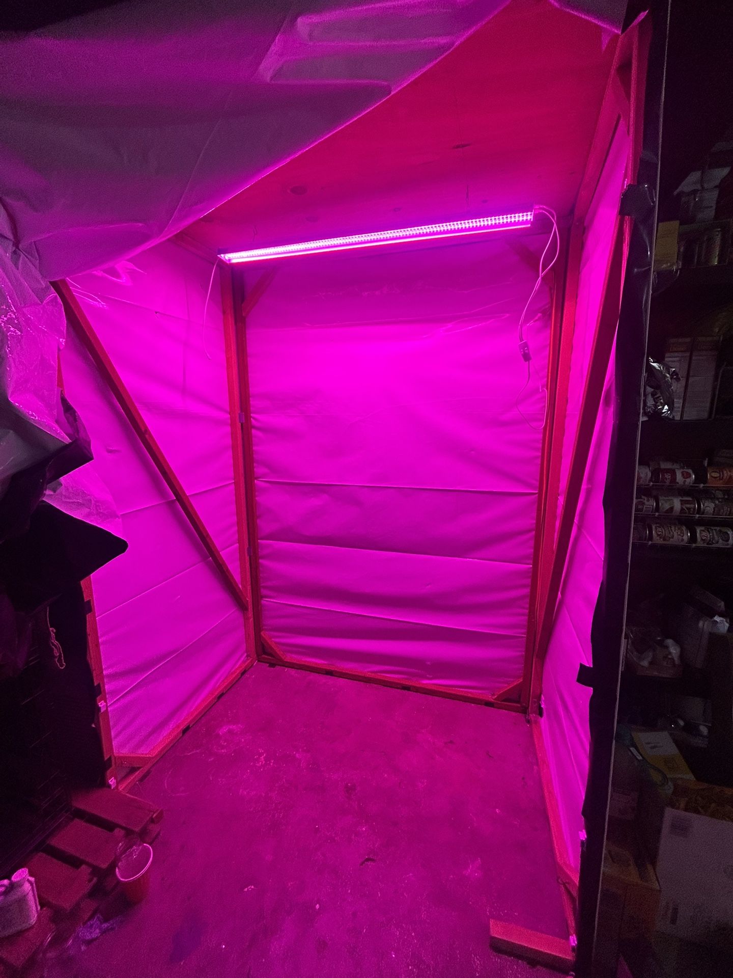 Indoor DIY Grow Tent – 60”W x 40”D x 88”H… Lights included!