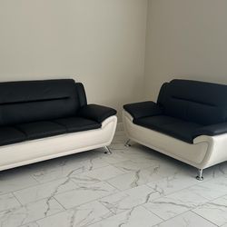 Leather Sofa & Loveseat. 🚚WE DELIVER🚚